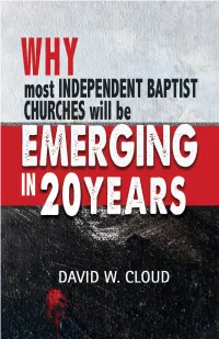 Why Most IB Churches Will Be Emerging