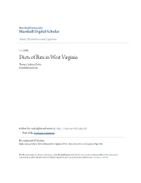 Diets of Bats in West Virginia Theresa Sydney Burke Biosyd@Hotmail.Com