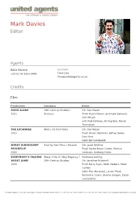 Mark Davies Editor