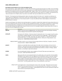 Stone List and Descriptions
