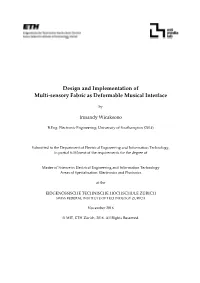 Design and Implementation of Multi-Sensory Fabric As Deformable Musical Interface