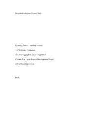 Shaanxi Evaluation Report 2006 Learning from a Learning Process