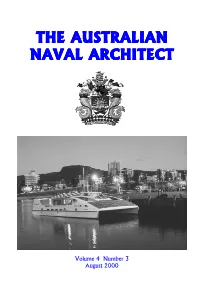 The Australian Naval Architect