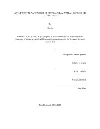 A Study of the Piano Works of Chu Wanghua, with an Emphasis on Six Preludes