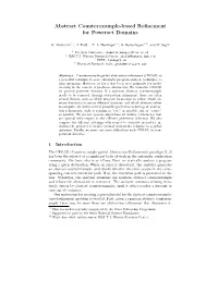 Abstract Counterexample-Based Refinement for Powerset