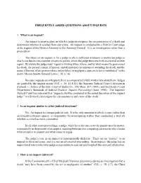 Faqs About Inquests