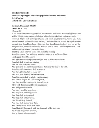 BOOK of ENOCH From-The Apocrypha and Pseudepigrapha of the Old Testament R.H