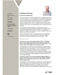 Experience Charles Norman 32