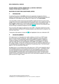 Question 3.1: Do You Agree with Ofcom’S Proposal to Set Synchronised Charge Controls for LLU and WLR?