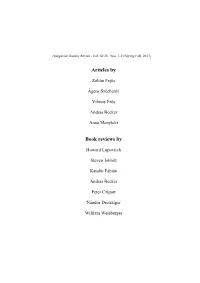 Articles by Book Reviews By