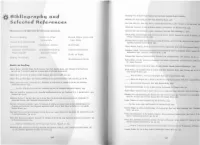 Bibliograpl" and Selected Referencea