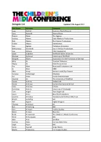 Final Website Delegate List 2017