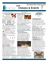 Free Classes & Events