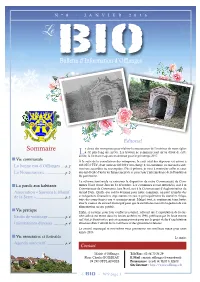 Bulletin D'information D'offlanges Sommaire