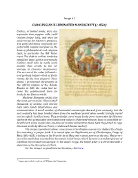 CAROLINGIAN ILLUMINATED MANUSCRIPT (C. 850)1