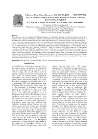 J. Environ. Sci. & Natural Resources, 7(2)