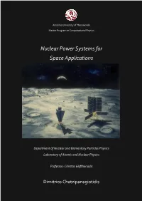 Nuclear Power Systems for Space Applications