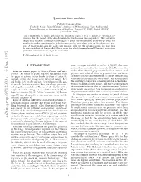 Quantum Time Machines Are Expectation Values of the Scalar ﬁeld Squared and Stress- Quantum-Mechanically Stable