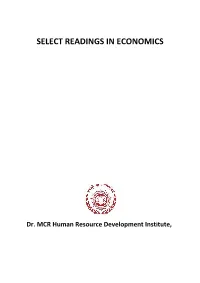 Select Readings in Economics