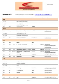 Ausschreibungen 2007