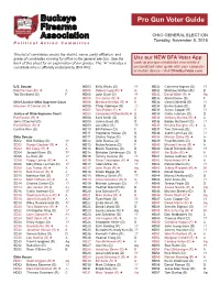 BFA Voter Guide 2016.Indd