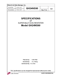 GH24NS90 SPECIFICATIONS Model GH24NS90