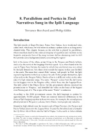 8. Parallelism and Poetics in Tindi Narratives Sung in the Ipili Language