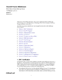 What's New in Oracle Weblogic Server 12C Release 1 (12.1.1)