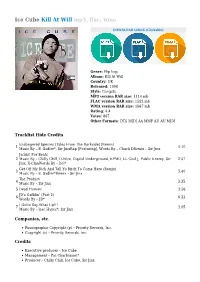 Ice Cube Kill at Will Mp3, Flac, Wma