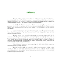 Préface Et Introduction