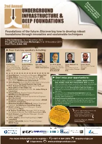 Discovering How to Develop Robust Foundations Through Innovative and Sustainable Techniques
