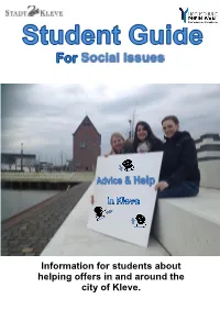 Information for Students About Helping Offers in and Around the City of Kleve. Preface