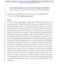 Inter-Domain Horizontal Gene Transfer of Nickel-Binding Superoxide Dismutase 2 Kevin M