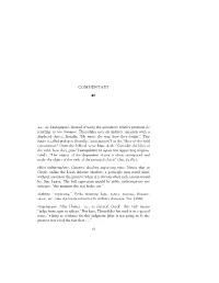 COMMENTARY 1.1. Ως Ε Πολ Εµησαν. Instead of Using the Accusative