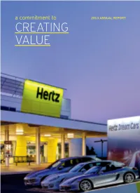 Creating Value Hertz Global Holdings, Inc