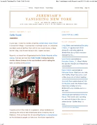 Jeremiah's Vanishing New York: Caffe Vivaldi