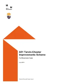 A51 Tarvin-Chester Improvements Scheme Full Business Case
