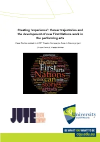 Creating 'Experience': Career Trajectories and the Development Of