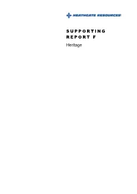 Aboriginal Cultural Heritage a Report on the Heathgate Resources Pty Ltd