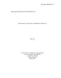 Babylonian Mathematicians Implemented for Solving Problems (Høyrup 2002)