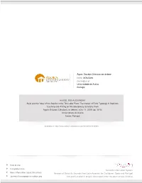 Of the Sophist in the Time After Plato. the Impact of Form Typology in Sophistic Teaching and Writing on Interdisciplinary Scholarly Work Ágora
