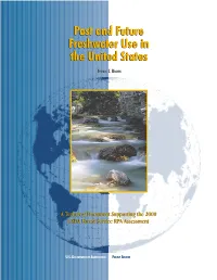 Past and Future Freshwater Use in the United States: a Technical Document Supporting the 2000 USDA Forest Service RPA Assessment