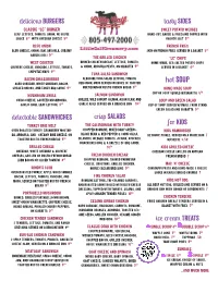 Print Cafe Menu