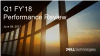 Q1 FY'18 Performance Review