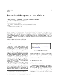 Semantic Wiki Engines: a State of the Art
