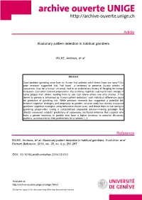 Illusionary Pattern Detection in Habitual Gamblers