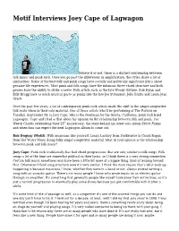 Motif Interviews Joey Cape of Lagwagon,Top 10 Acts to See at Boston Calling,Album of the Week: Heaters' Holy Water Pool,Rob&Am