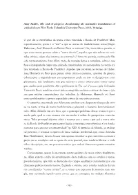 Amy ALLEN, the End of Progress: Decolonizing the Normative Foundations of Critical Theory