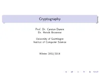 Cryptography