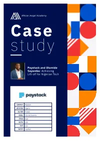 Paystack and Olumide Soyombo: Achieving Lift-Off for Nigerian Tech